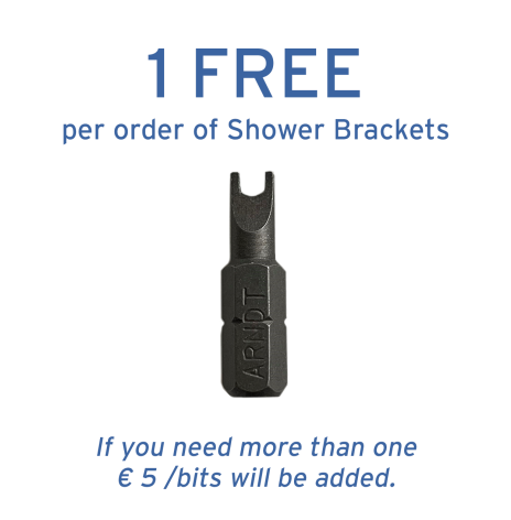Bits for Shower bracket